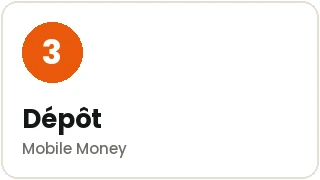 Étape 3 : dépôt