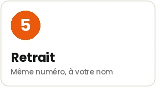 Étape 5 : retrait
